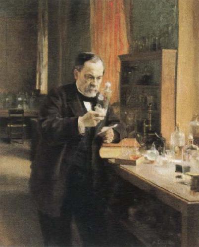 Albert Edelfelt louis pasteur in his laboratory Germany oil painting art